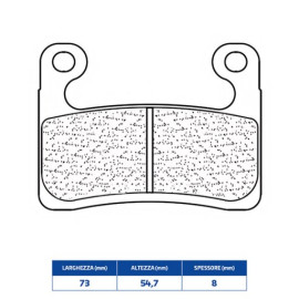 CL Brakes PASTIGLIA FRENO ANTERIORE SX