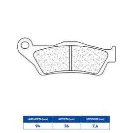 SET PASTIGLIE FRENO CL BRAKES 2352XBK5