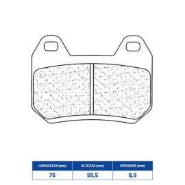SET PASTIGLIE FRENO CL BRAKES 2987RX3