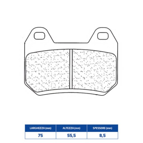 SET PASTIGLIE FRENO CL BRAKES 2987RX3