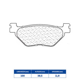 CL Brakes Pastiglie Freno Posteriori - MSC