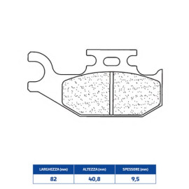 SET PASTIGLIE FRENO CL BRAKES 1102X59