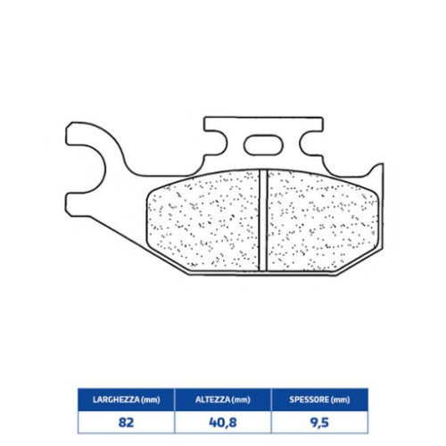 SET PASTIGLIE FRENO CL BRAKES 1102ATV1