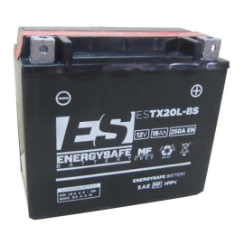 BATTERIA ENERGYSAFE ESTX20L-BS 12V-18AH (SIGILLATA CON ACIDO A CORREDO)