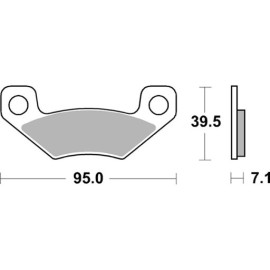 SET PASTIGLIE FRENO SBS 908SI