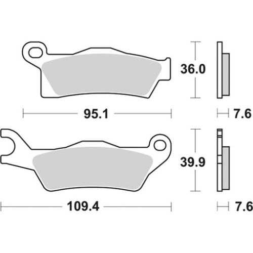 SET PASTIGLIE FRENO SBS 910SI