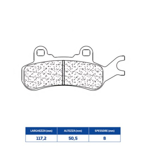 SET PASTIGLIE FRENO CL BRAKES 1263ATV1