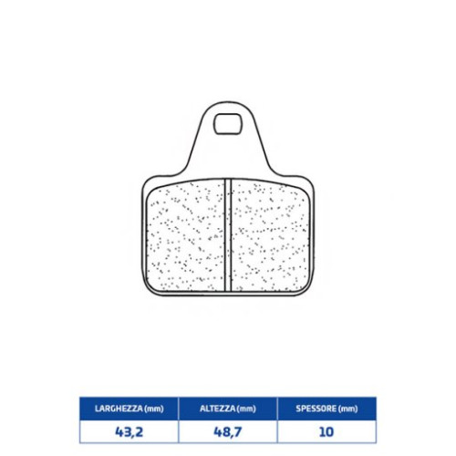 SET PASTIGLIE FRENO CL BRAKES 1075C60