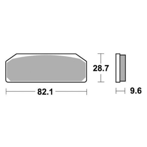 SET PASTIGLIE FRENO SBS 845DS-2