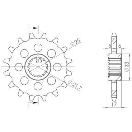 PIGNONE P520 - Z15 (DIS.00518)