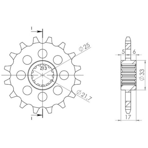 PIGNONE P520 - Z15 (DIS.00518)