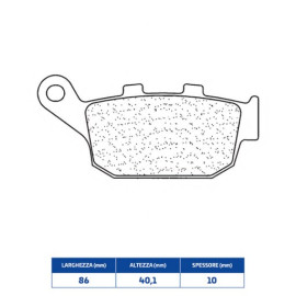 SET PASTIGLIE FRENO CL BRAKES 3076MSC