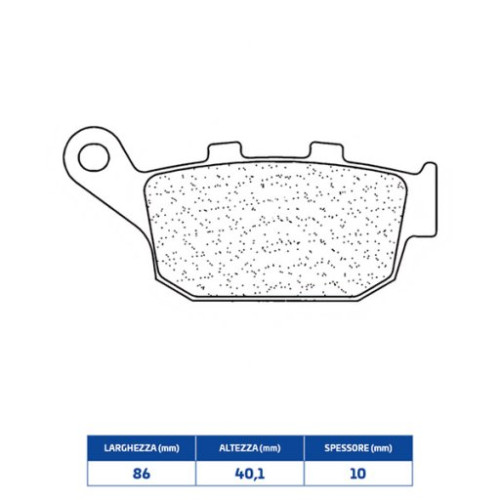 SET PASTIGLIE FRENO CL BRAKES 3076MSC