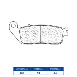 SET PASTIGLIE FRENO CL BRAKES 2256C60