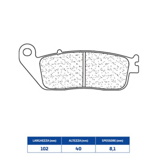 CL Brakes PASTIGLIA FRENO ANTERIORE