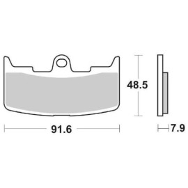 SET PASTIGLIE FRENO SBS 795HS