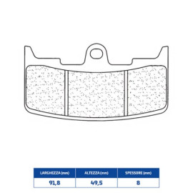 SET PASTIGLIE FRENO CL BRAKES 1139XBK5