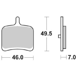 SET PASTIGLIE FRENO SBS 857LS