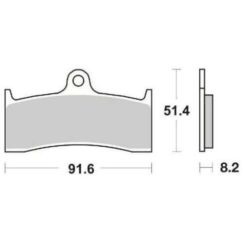 SET PASTIGLIE FRENO SBS 676HS
