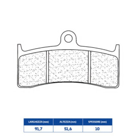SET PASTIGLIE FRENO CL BRAKES 2404C60