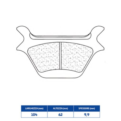 SET PASTIGLIE FRENO CL BRAKES 2370RX3