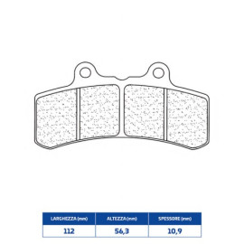 CL Brakes PASTIGLIA FRENO ANTERIORE