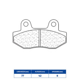 CL Brakes PASTIGLIA FRENO ANTERIORE