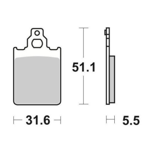 SET PASTIGLIE FRENO SBS 117HF