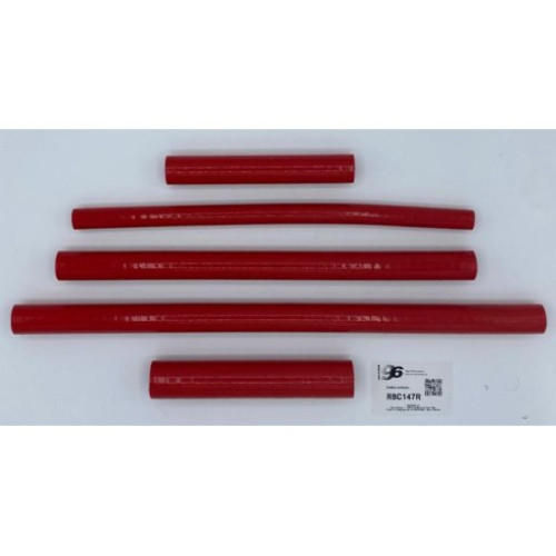 FASTER96 by RG SFS Tubazioni Silicone - Kit - rosso