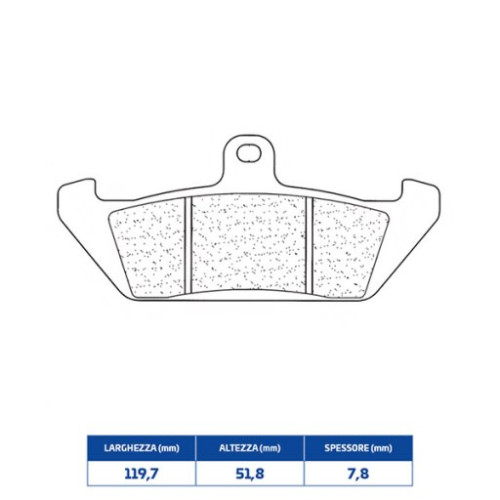 SET PASTIGLIE FRENO CL BRAKES 2801S4