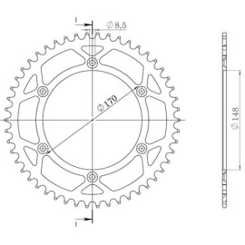 CORONA IN ACCIAIO P520 - Z42 (DIS.14801)