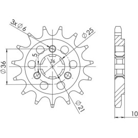 PIGNONE P520 - Z15 (DIS.22600)