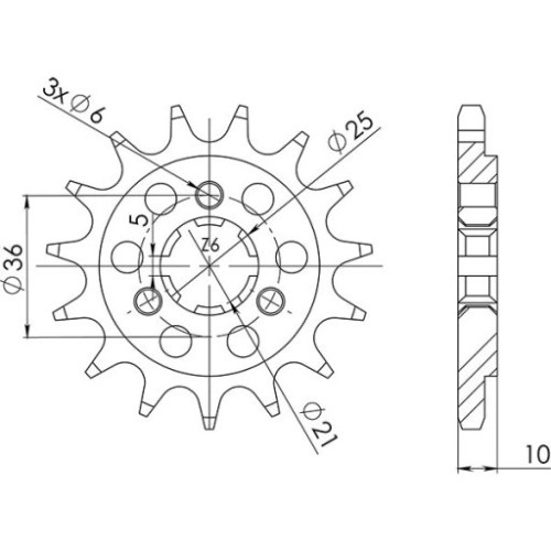 PIGNONE P520 - Z15 (DIS.22600)