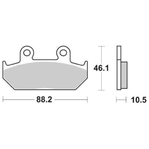 SET PASTIGLIE FRENO SBS 647HS