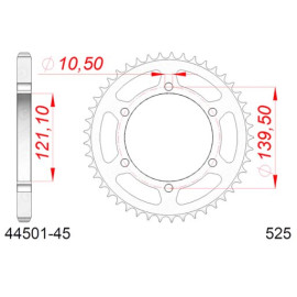 CORONA AFAM IN ACCIAIO P525 - Z45 (DIS.44502)
