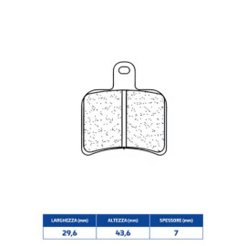 SET PASTIGLIE FRENO CL BRAKES 2922RX3