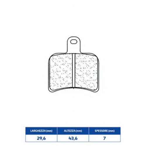SET PASTIGLIE FRENO CL BRAKES 2922RX3
