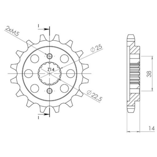 PIGNONE P530 - Z15 (DIS.46602)