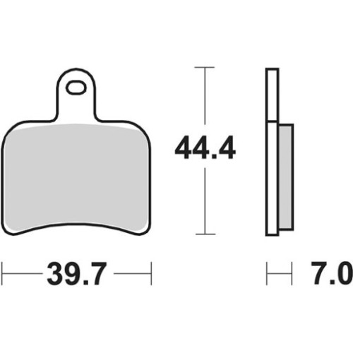 SET PASTIGLIE FRENO SBS 719RQ