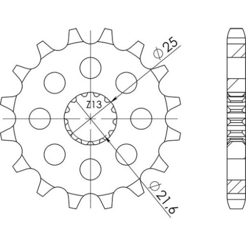 PIGNONE P525 - Z16 (DIS.28401)
