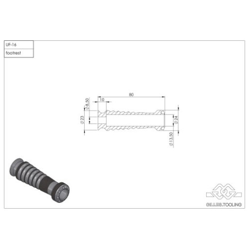 GILLES TOOLING Ricambi - argento