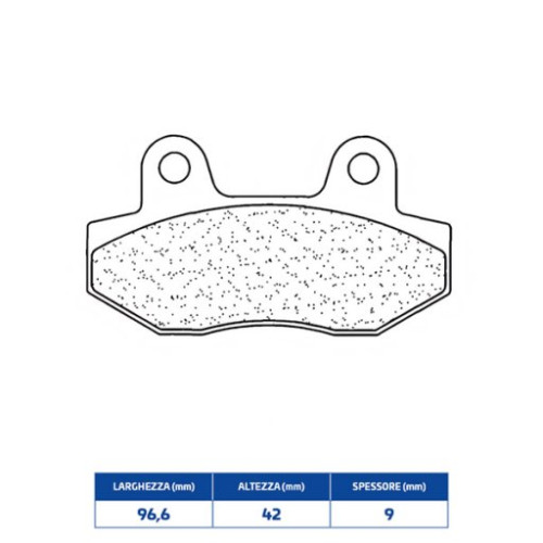 SET PASTIGLIE FRENO CL BRAKES 3062MSC