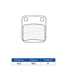 SET PASTIGLIE FRENO CL BRAKES 3018MSC