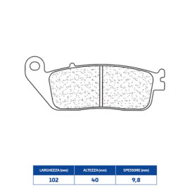 SET PASTIGLIE FRENO CL BRAKES 2313RX3