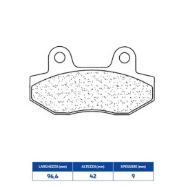 SET PASTIGLIE FRENO CL BRAKES 3062SC