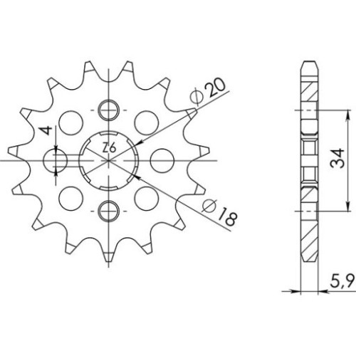 PIGNONE P428 - Z13 (DIS.20200)
