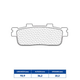 SET PASTIGLIE FRENO CL BRAKES 3092MSC