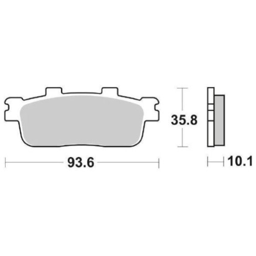 SET PASTIGLIE FRENO SBS 201HF