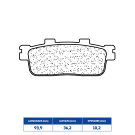SET PASTIGLIE FRENO CL BRAKES 1184ATV1