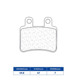SET PASTIGLIE FRENO CL BRAKES 1223RX3